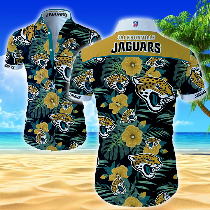 Nfl Jacksonville Jaguars Hawaiian Shirt Summer Button Up Nfl Jacksonville Jaguars Hawaiian Shirt Summer Button Up