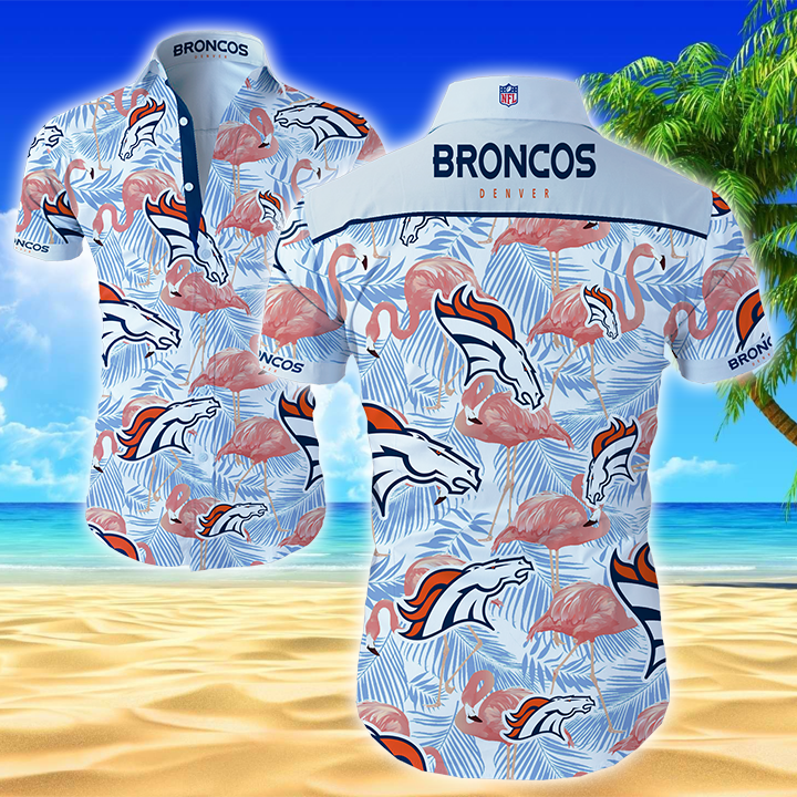 Nfl Denver Broncos Hawaiian Shirt Summer Button Up Nfl Denver Broncos Hawaiian Shirt Summer Button Up
