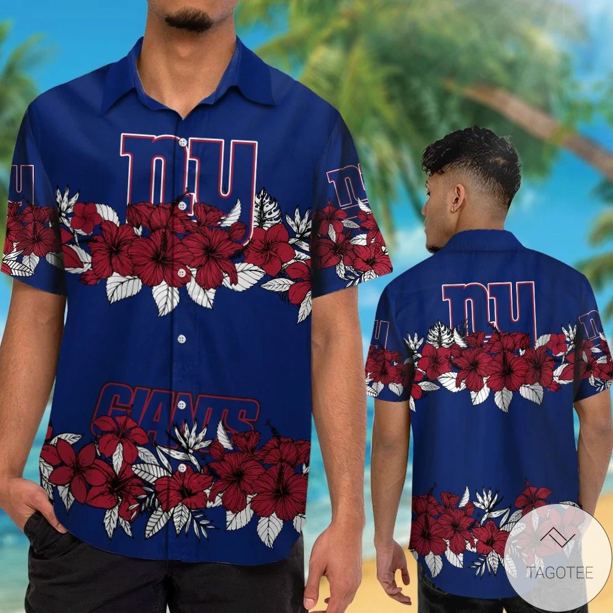 New York Giants Hawaiian Shirt New York Giants Hawaiian Shirt