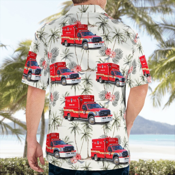 New York City Fire Department Fdny Emergency Crew Hawaiian Shirt New York City Fire Department Fdny Emergency Crew Hawaiian Shirt
