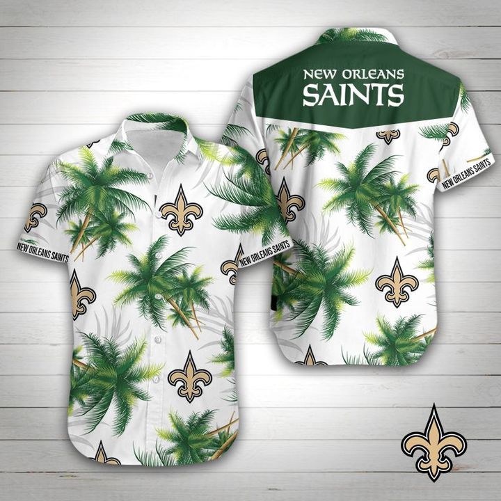 New Orleans Saints Nfl Hawaiian Shirt Summer Button Up New Orleans Saints Nfl Hawaiian Shirt Summer Button Up