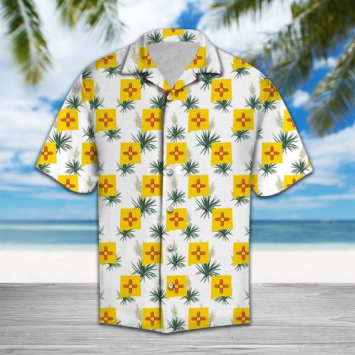 New Mexico Yucca Hawaiian Shirt Summer Button Up New Mexico Yucca Hawaiian Shirt Summer Button Up