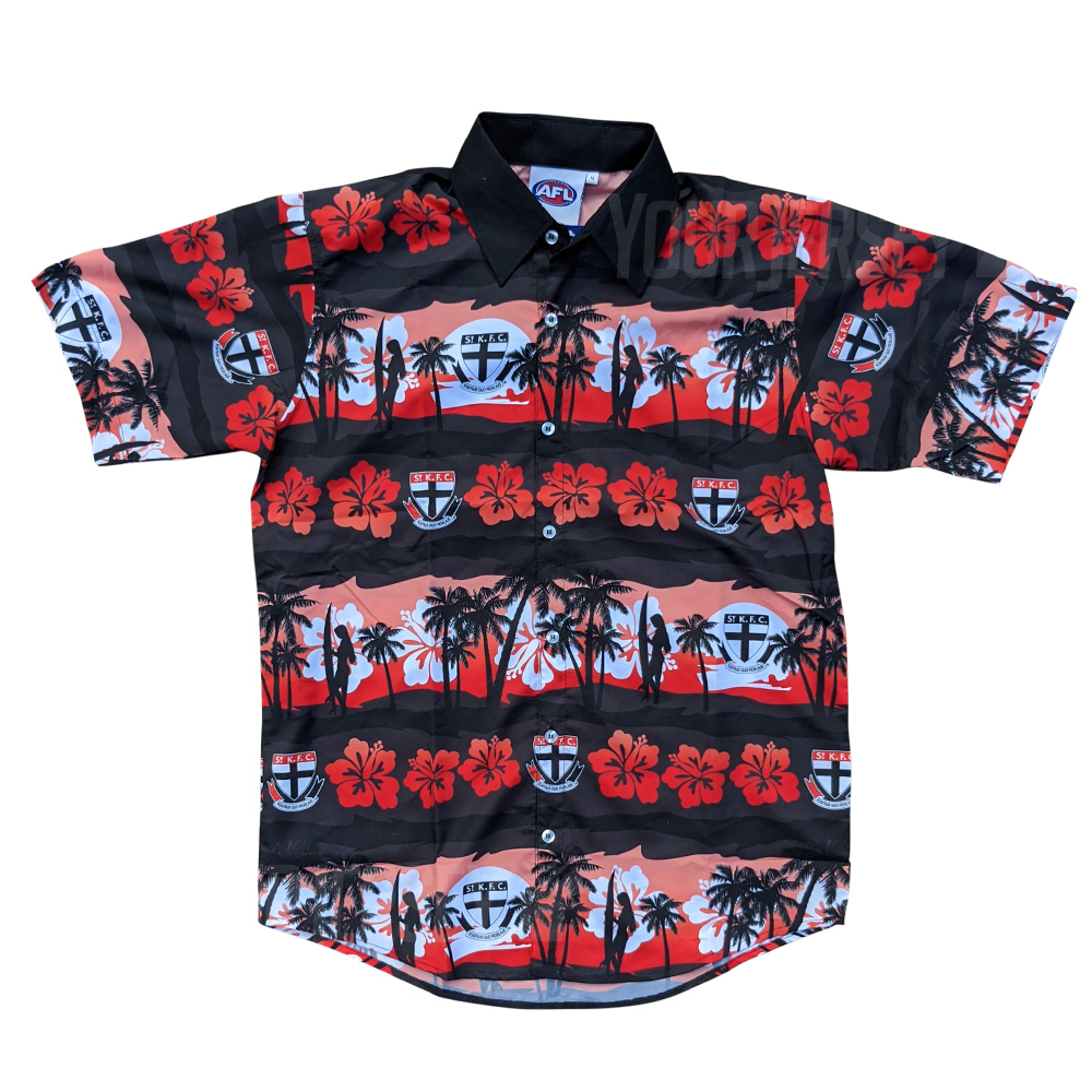 Personalized St Kilda Football Afl Hawaiian Shirt Personalized St Kilda Football Afl Hawaiian Shirt