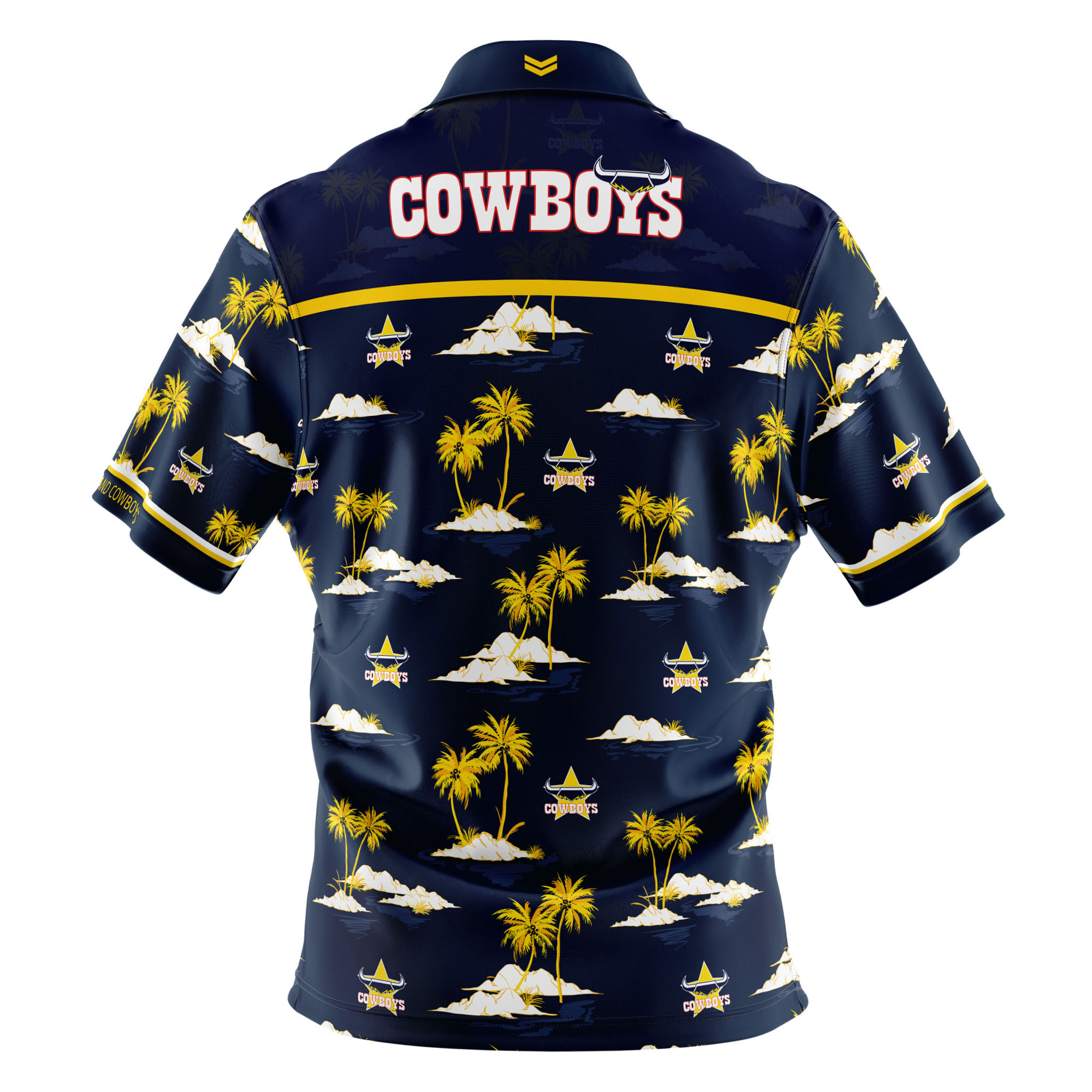 Personalized North Queensland Cowboys Island Hawaiian Shirt Personalized North Queensland Cowboys Island Hawaiian Shirt