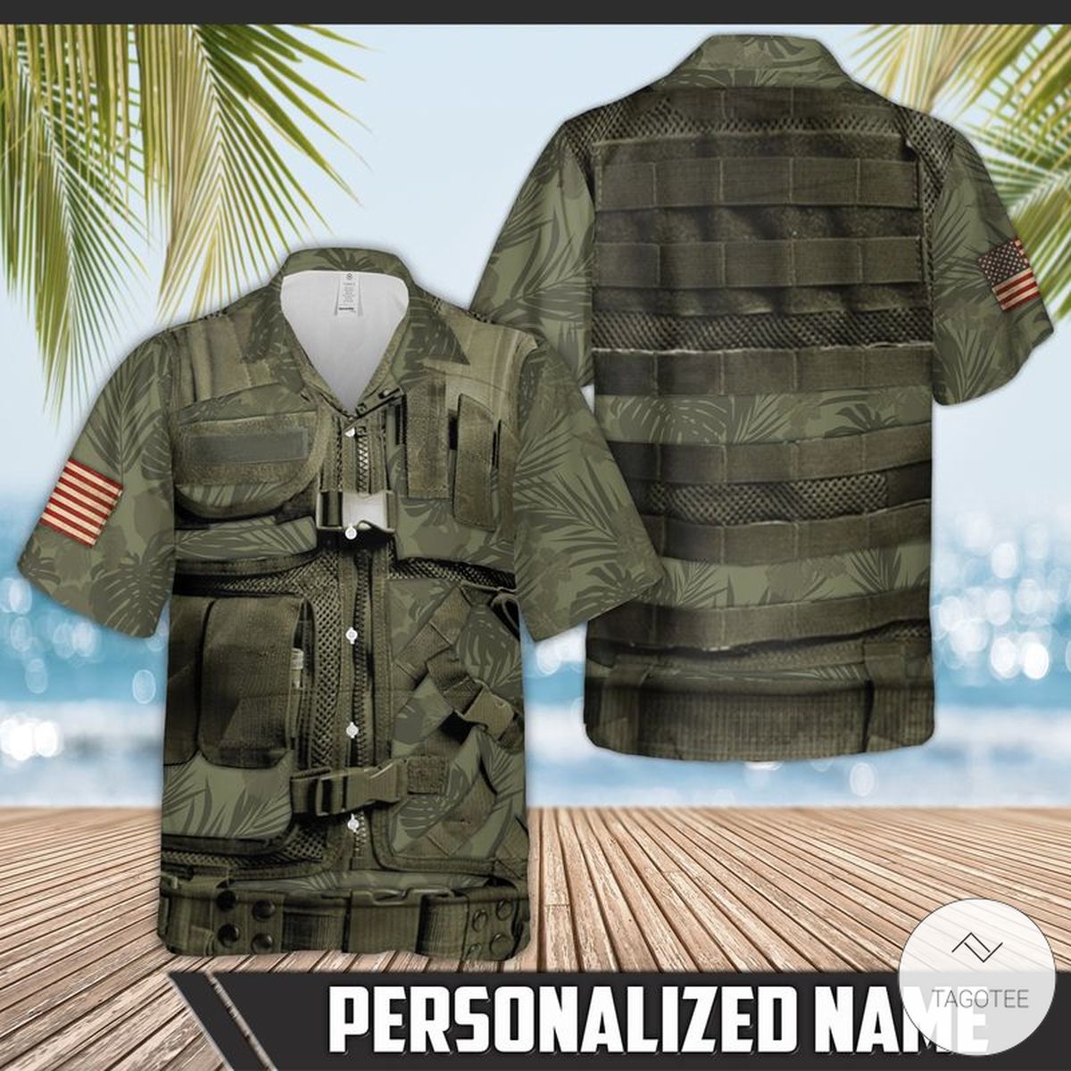 Personalized Custom Name Us Army Short Sleeve Hawaiian Shirt Personalized Custom Name Us Army Short Sleeve Hawaiian Shirt
