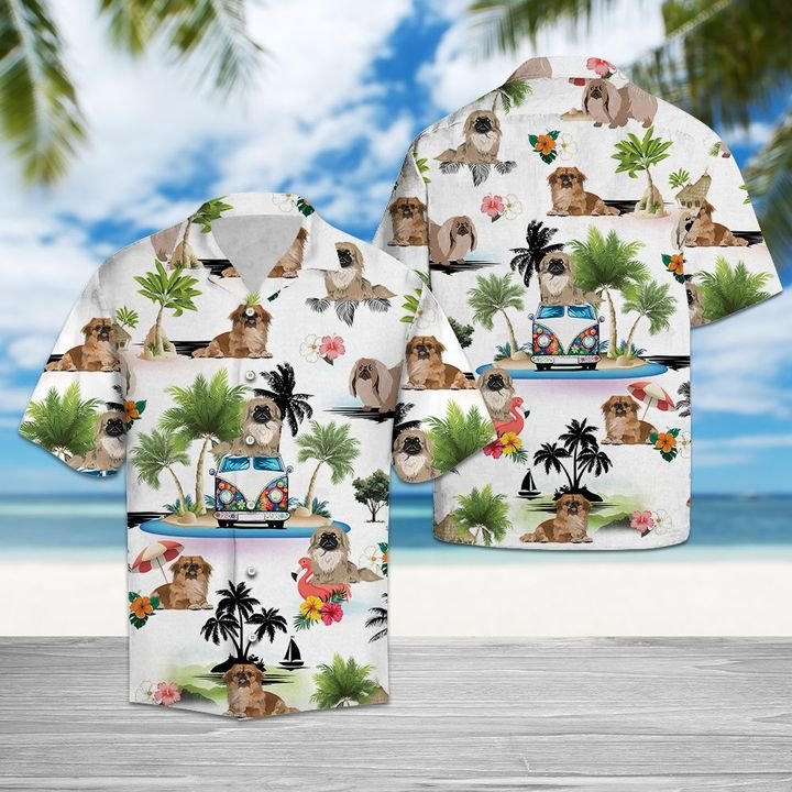 Pekingese Vacation Hawaiian Shirt Summer Button Up Pekingese Vacation Hawaiian Shirt Summer Button Up