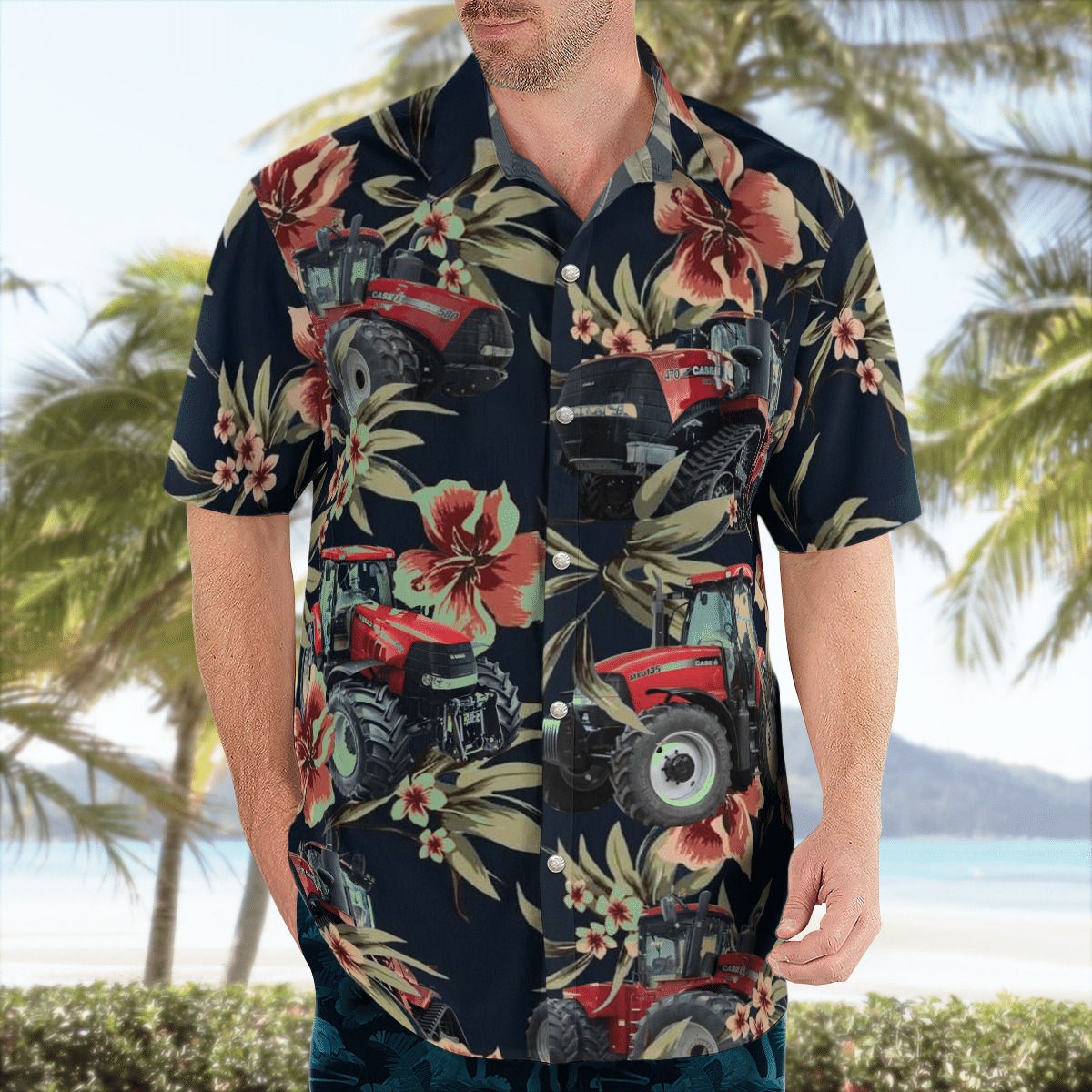 Pattern Tractor Case Ih Hawaii Shirt Pattern Tractor Case Ih Hawaii Shirt