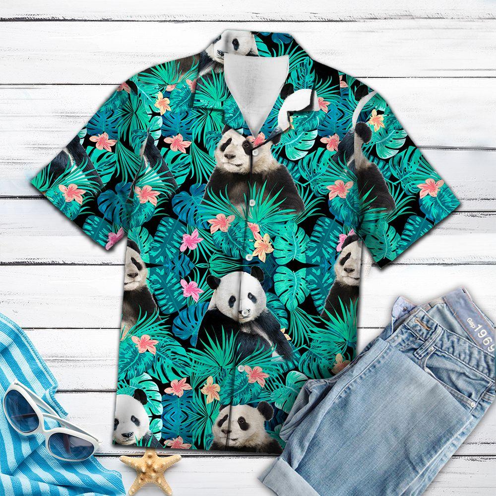 Panda Tropical Hawaiian Shirt Panda Tropical Hawaiian Shirt