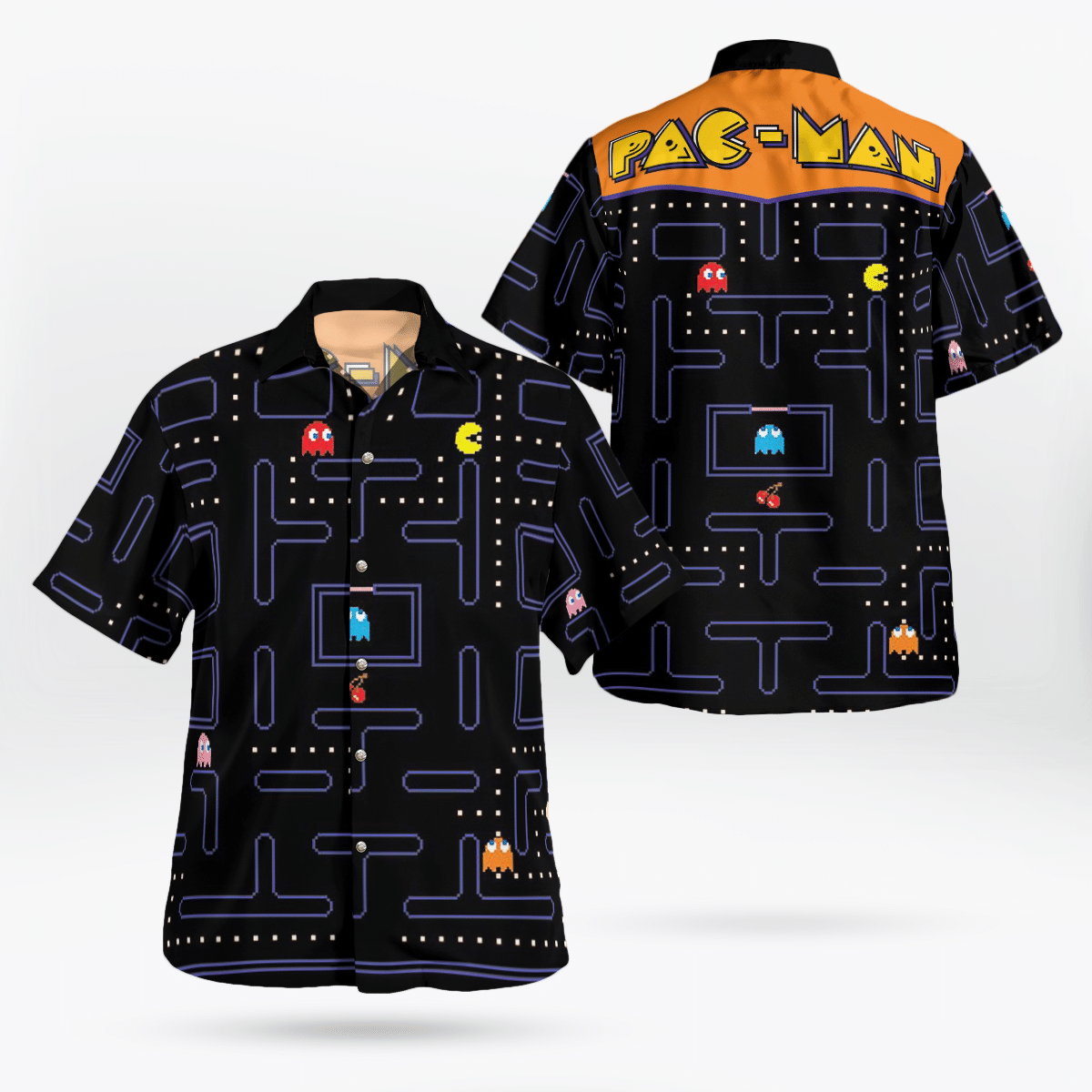 Pacman Hawaiian Shirt Pacman Hawaiian Shirt