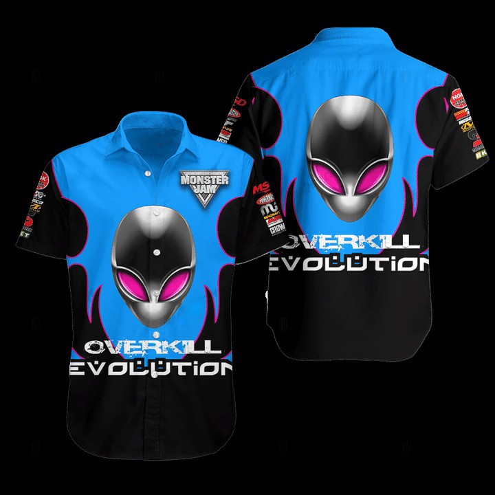 Overkill Evolution Hawaiian Shirt- Limited Edition Overkill Evolution Hawaiian Shirt- Limited Edition