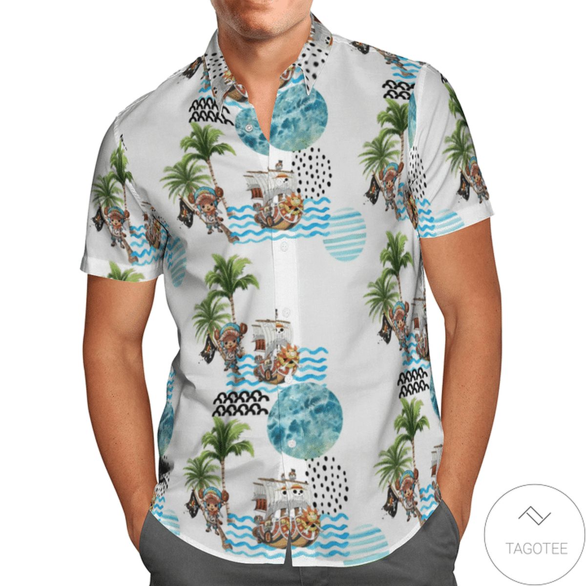 One Piece Tony Tony Chopper Hawaiian Shirt One Piece Tony Tony Chopper Hawaiian Shirt