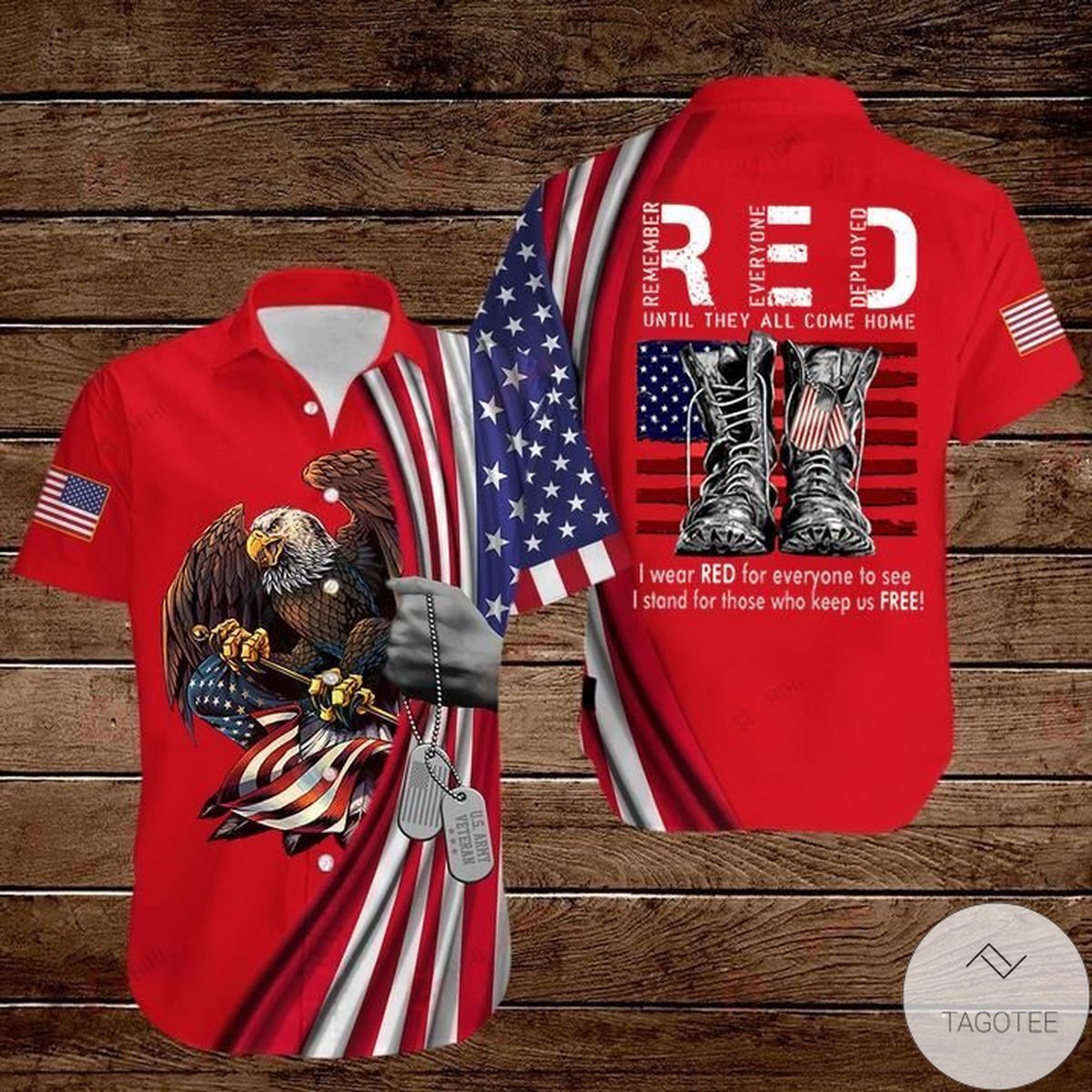 On Friday We Wear Red Hawaiian Shirt On Friday We Wear Red Hawaiian Shirt