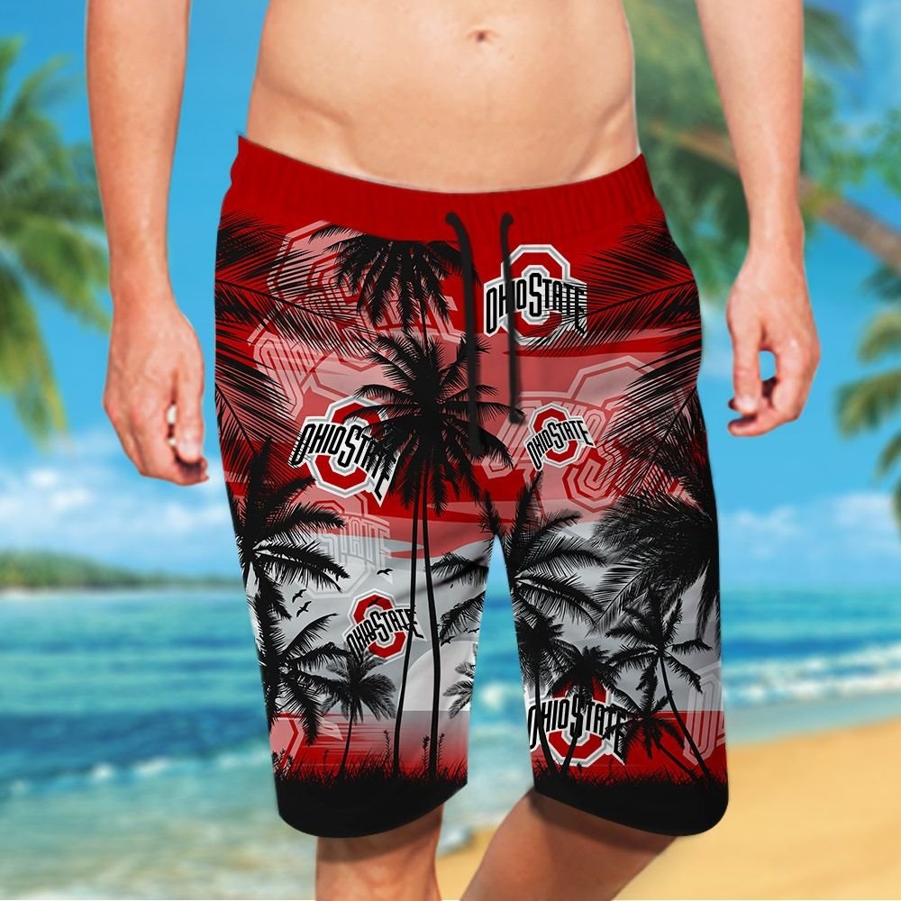 Ohio State Buckeyes Tropical Hawaiian Shirt Ohio State Buckeyes Tropical Hawaiian Shirt