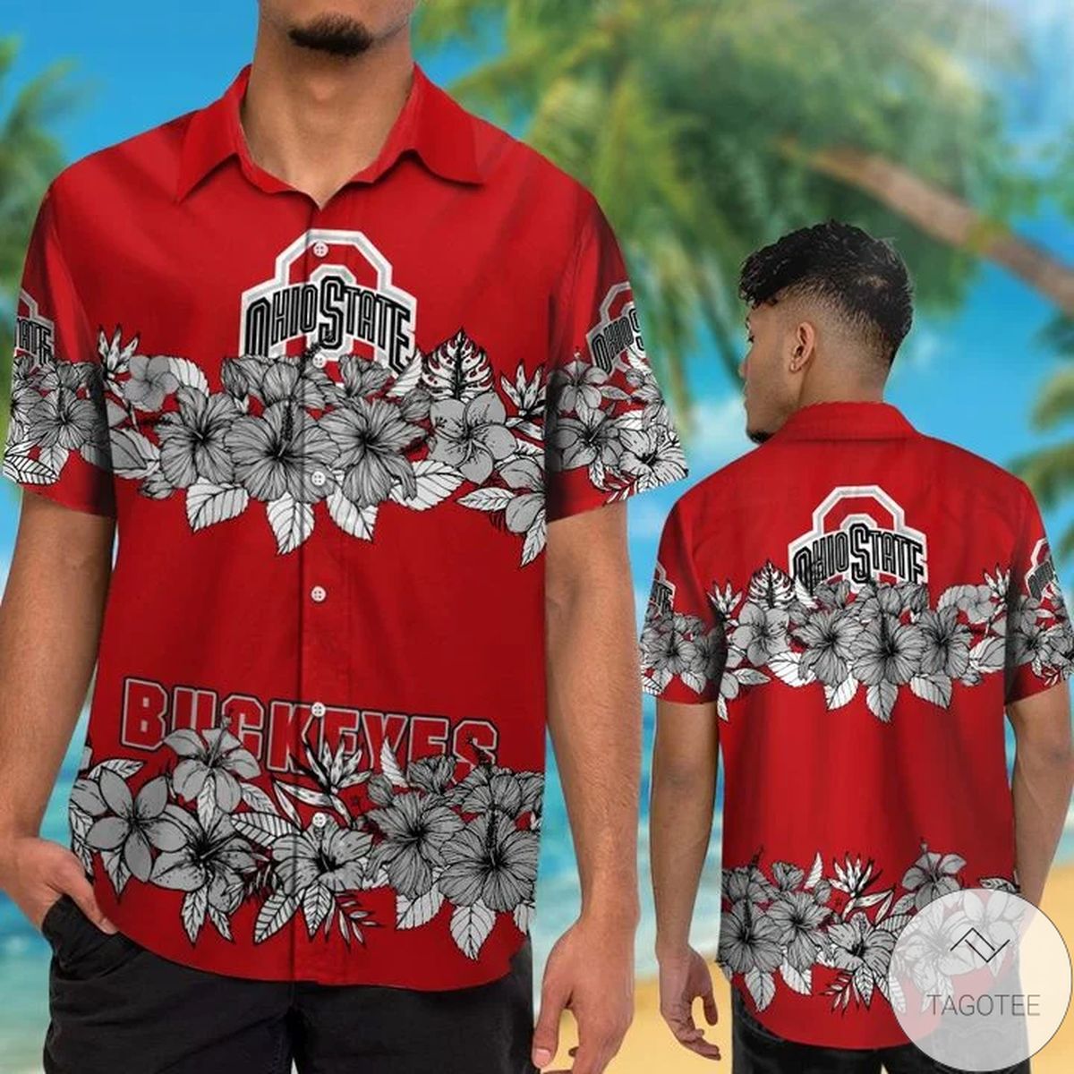 Ohio State Buckeyes Hawaiian Shirt Ohio State Buckeyes Hawaiian Shirt