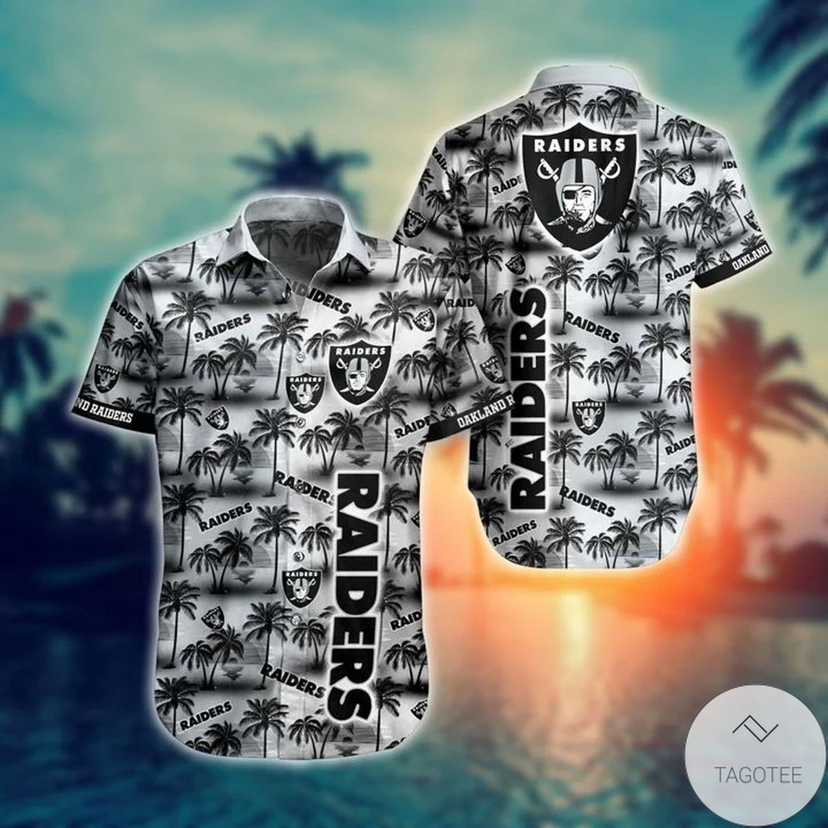Oakland Raiders Nfl Hawaiian Shirt Oakland Raiders Nfl Hawaiian Shirt