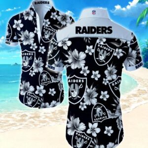Oakland Raiders Hawaiian Shirt Summer Button Up