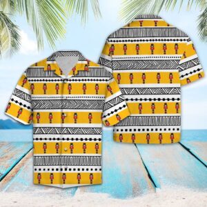 Nutcracker Pattern Hawaiian Shirt Summer Button Up