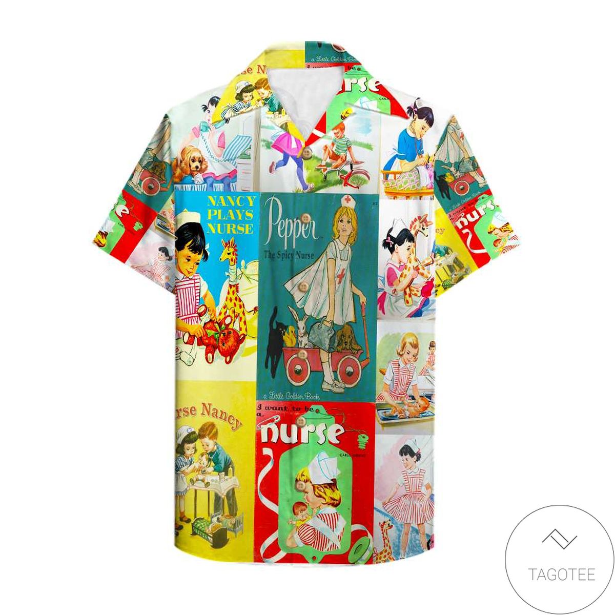 Nurse Vintage Retro Hawaiian Shirt Nurse Vintage Retro Hawaiian Shirt