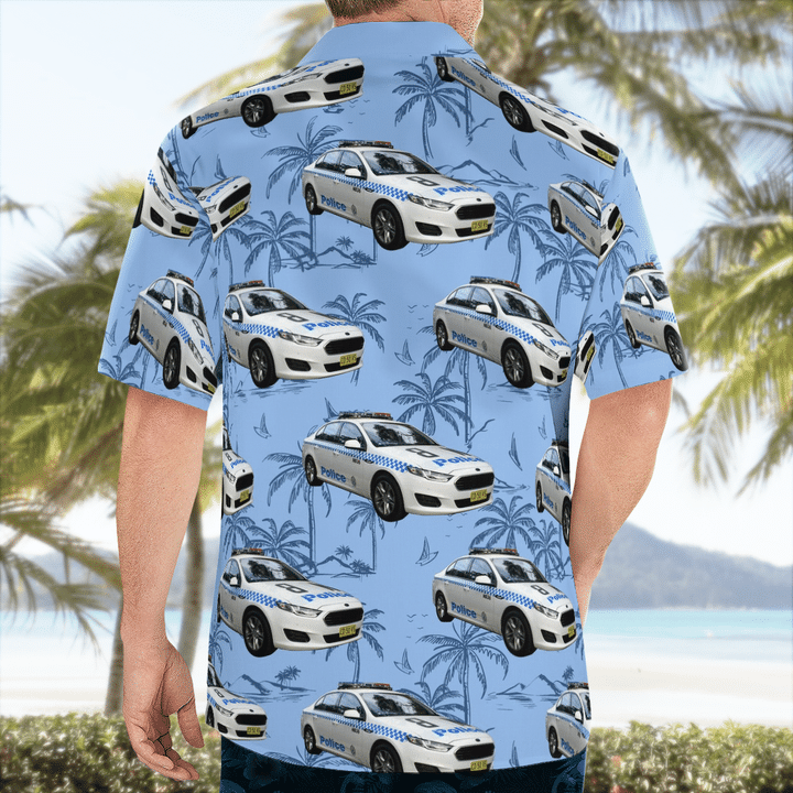 Nsw Police Force Ford Falcon General Duties Hawaiian Shirt Nsw Police Force Ford Falcon General Duties Hawaiian Shirt