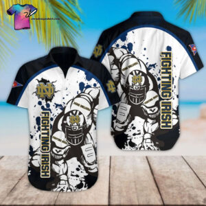 Notre Dame Fighting Irish Football Player Hawaiian Shirt