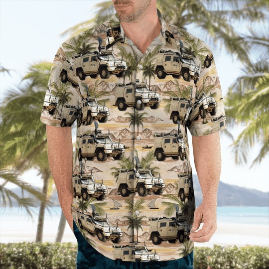 Norwegian Army Iveco Lmv Hawaiian Shirt Norwegian Army Iveco Lmv Hawaiian Shirt