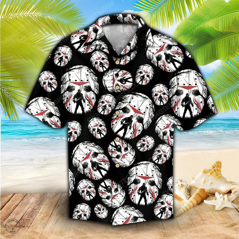 No Lives Matter Jason Voorhees Halloween Hawaiian Shirt No Lives Matter Jason Voorhees Halloween Hawaiian Shirt