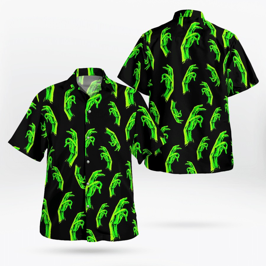 Night Of The Living Dead Horror Movie Hawaiian Shirt Night Of The Living Dead Horror Movie Hawaiian Shirt
