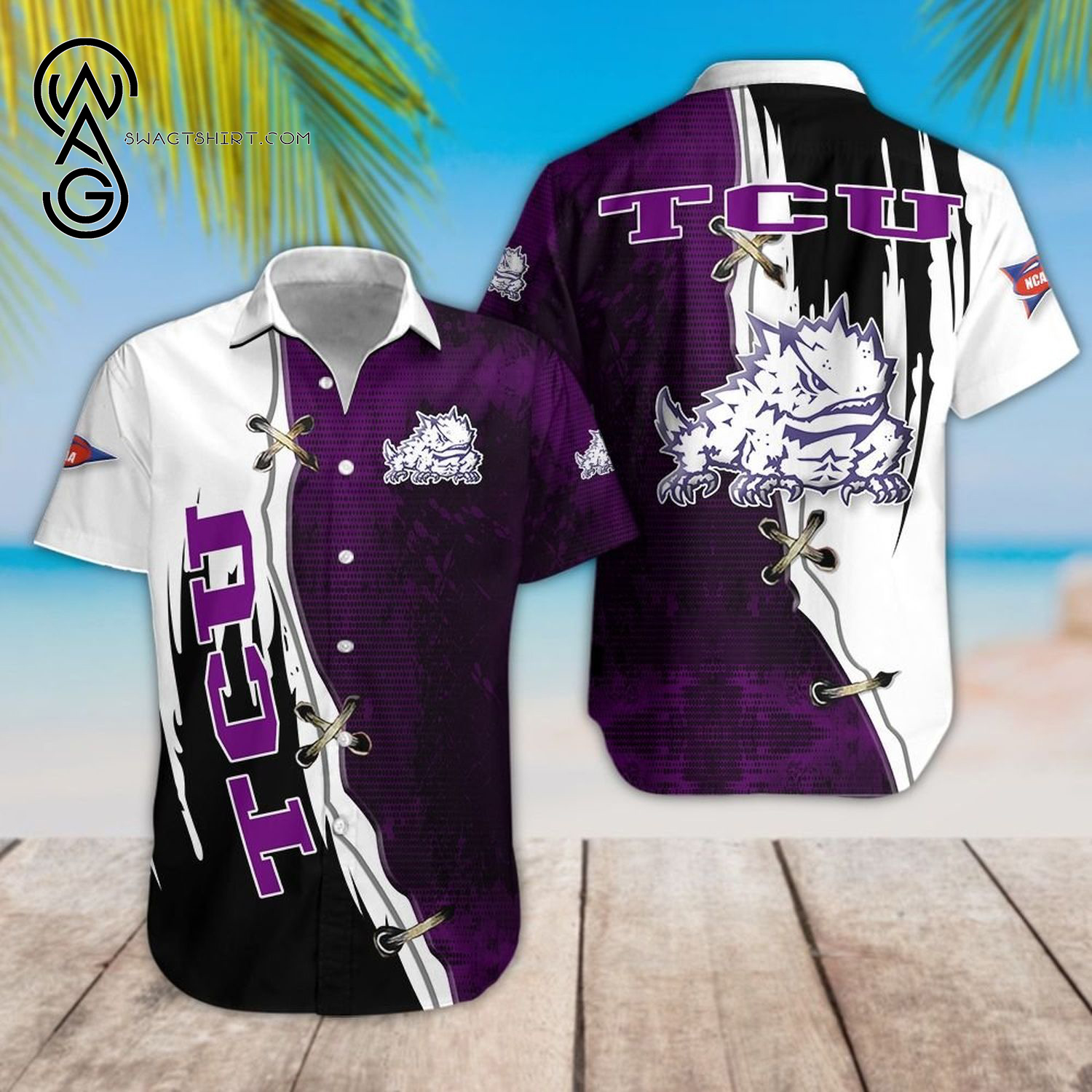 Ncaa Tcu Horned Frogs Sport Team Hawaiian Shirt Ncaa Tcu Horned Frogs Sport Team Hawaiian Shirt