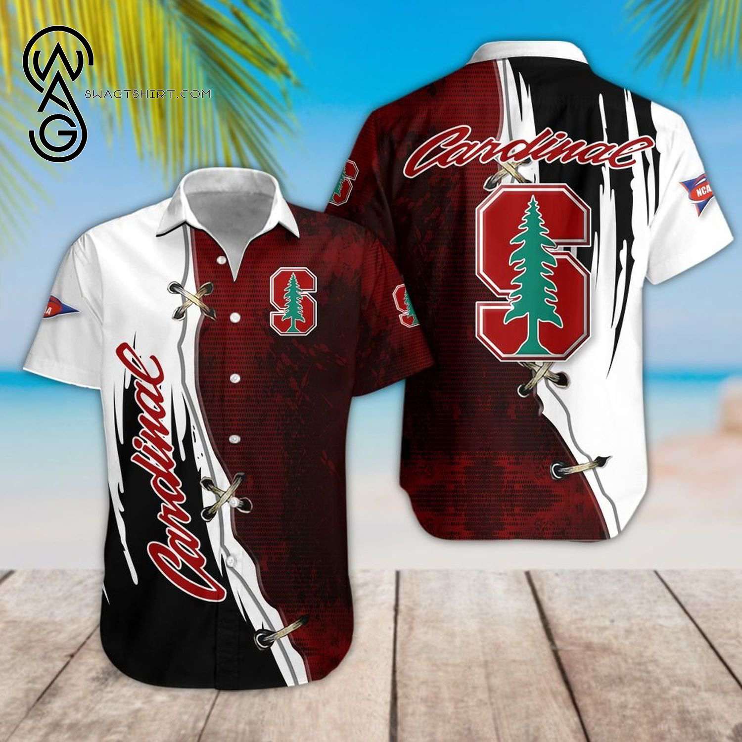 Ncaa Stanford Cardinal Sport Team Hawaiian Shirt Ncaa Stanford Cardinal Sport Team Hawaiian Shirt