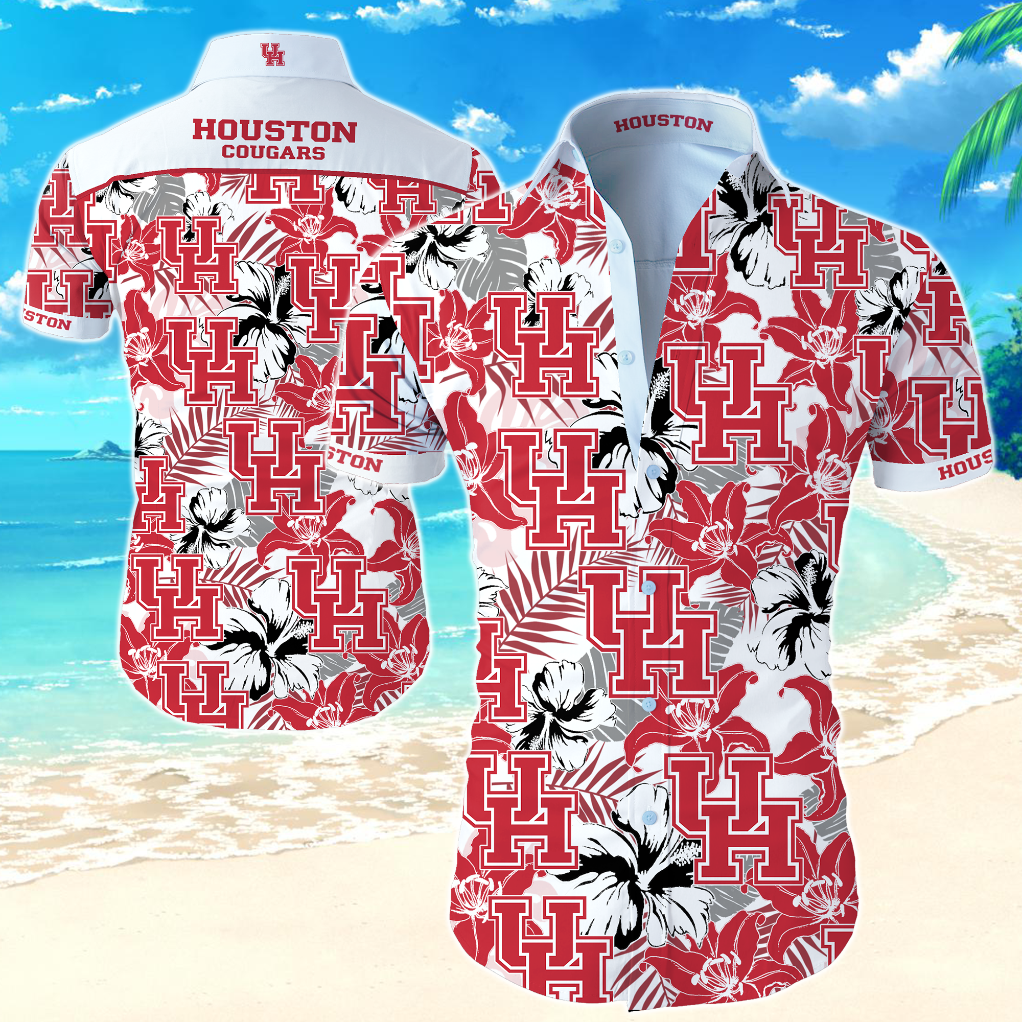 Ncaa Houston Cougars Hawaiian Shirt Summer Button Up Ncaa Houston Cougars Hawaiian Shirt Summer Button Up