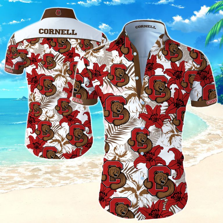 Ncaa Cornell Big Red Hawaiian Shirt Summer Button Up Ncaa Cornell Big Red Hawaiian Shirt Summer Button Up