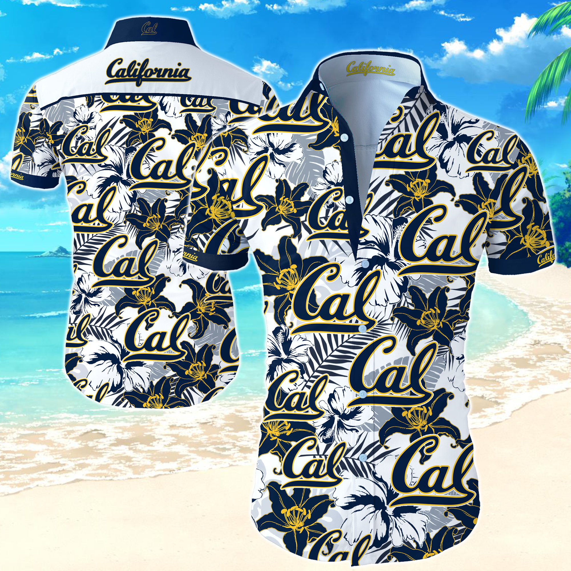 Ncaa California Golden Bears Hawaiian Shirt Summer Button Up Ncaa California Golden Bears Hawaiian Shirt Summer Button Up