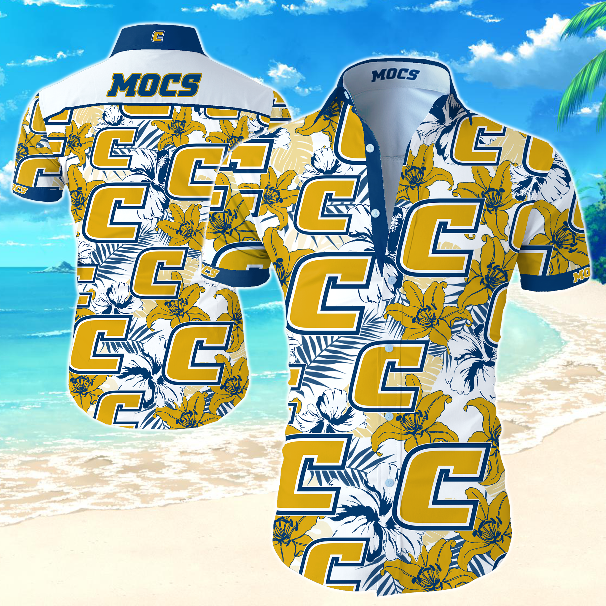 Ncaa Chattanooga Mocs Hawaiian Shirt Summer Button Up Ncaa Chattanooga Mocs Hawaiian Shirt Summer Button Up