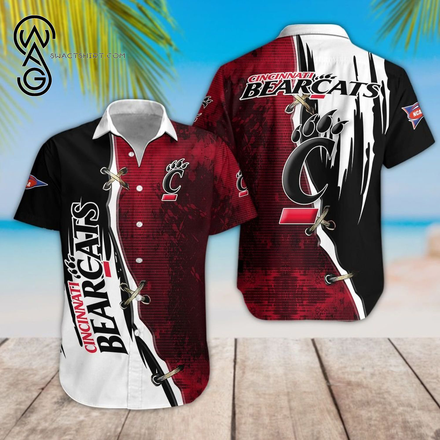 Ncaa Cincinnati Bearcats Sport Team Hawaiian Shirt Ncaa Cincinnati Bearcats Sport Team Hawaiian Shirt