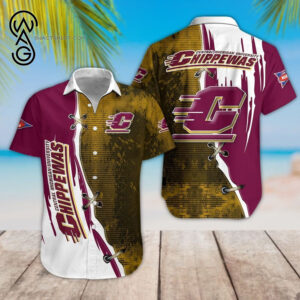 Ncaa Central Michigan Chippewas Sport Team Hawaiian Shirt