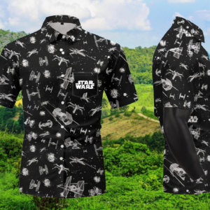 Native Star War All Over Print Pocket Hawaiian Shirt