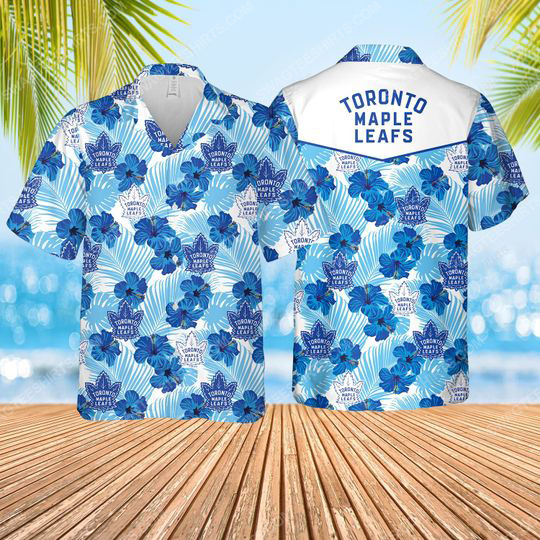 National Hockey League Toronto Maple Leafs Summer Vacation Hawaiian Shirt National Hockey League Toronto Maple Leafs Summer Vacation Hawaiian Shirt