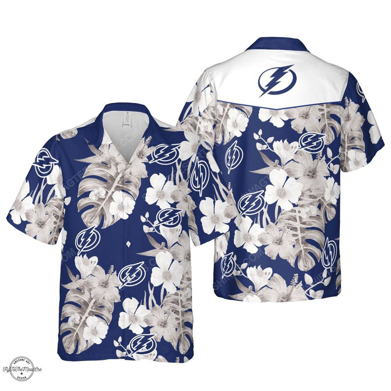 National Hockey League Tampa Bay Lightning Hawaiian Shirt National Hockey League Tampa Bay Lightning Hawaiian Shirt