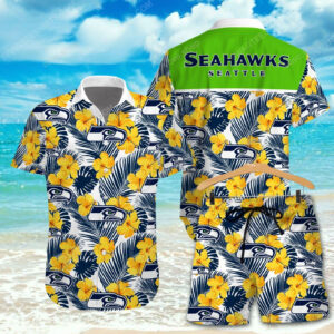 National Football League Seattle Seahawks Printing Hawaiian Shirt