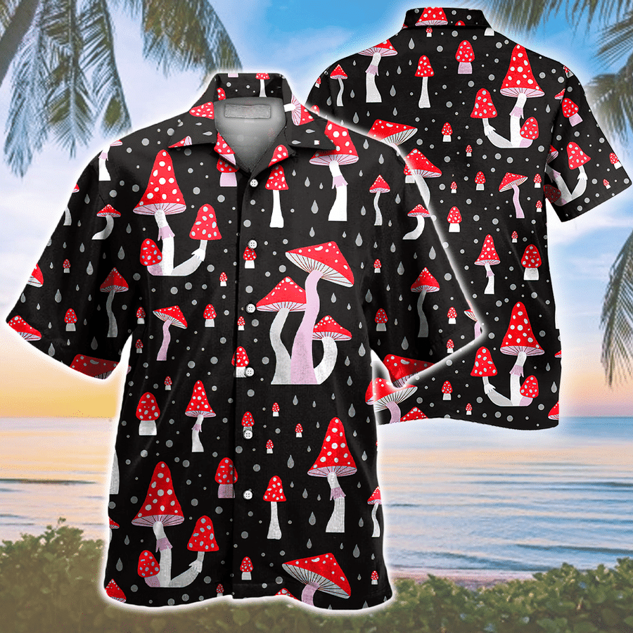 Mushroom Pattern Hawaiian Shirt Mushroom Pattern Hawaiian Shirt