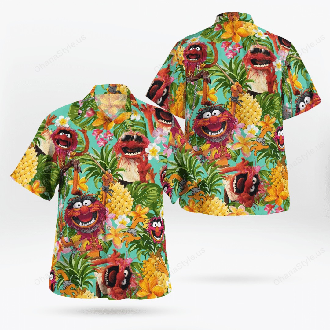 Muppet Animal Tropical Hawaiian Shirt Muppet Animal Tropical Hawaiian Shirt