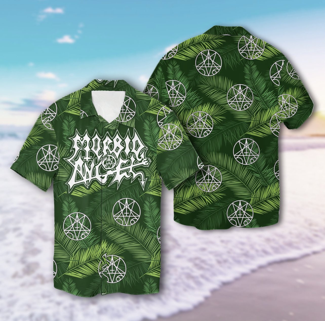 Morbid Angel Hawaiian Shirt Morbid Angel Hawaiian Shirt