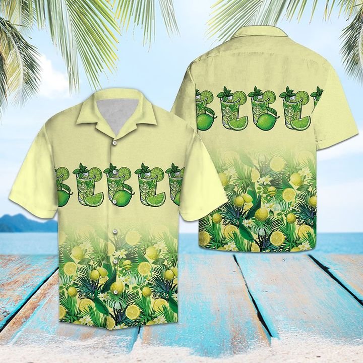 Mojito For Summer Hawaiian Shirt Summer Button Up Mojito For Summer Hawaiian Shirt Summer Button Up