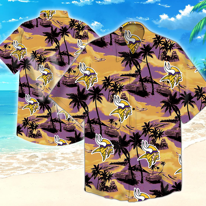 Minnesota Vikings Hawaiian Shirt Summer Button Up Minnesota Vikings Hawaiian Shirt Summer Button Up