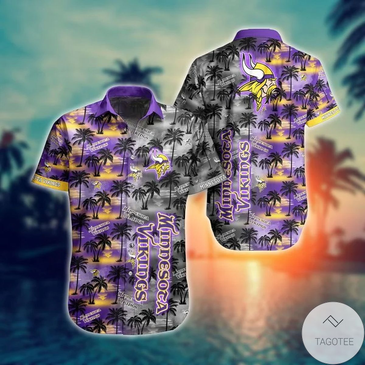 Minnesota Vikings Nfl Hawaiian Shirt Minnesota Vikings Nfl Hawaiian Shirt