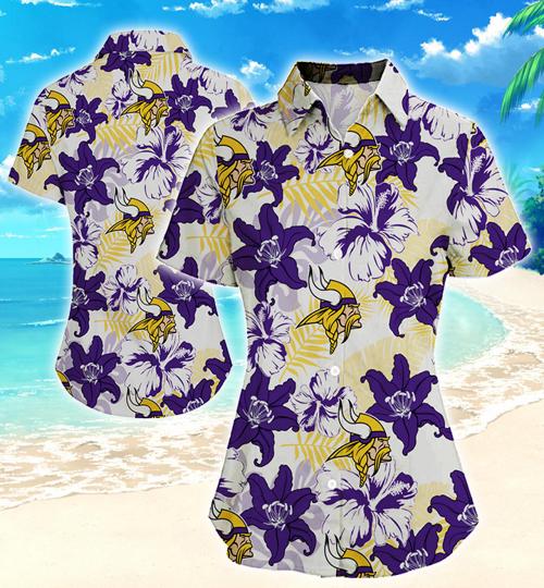 Minnesota Vikings Hawaiian Shirt Summer Button Up Minnesota Vikings Hawaiian Shirt Summer Button Up