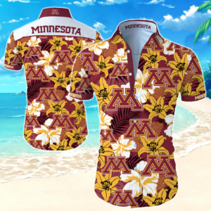 Minnesota Golden Gophers Hawaiian Shirt Summer Button Up