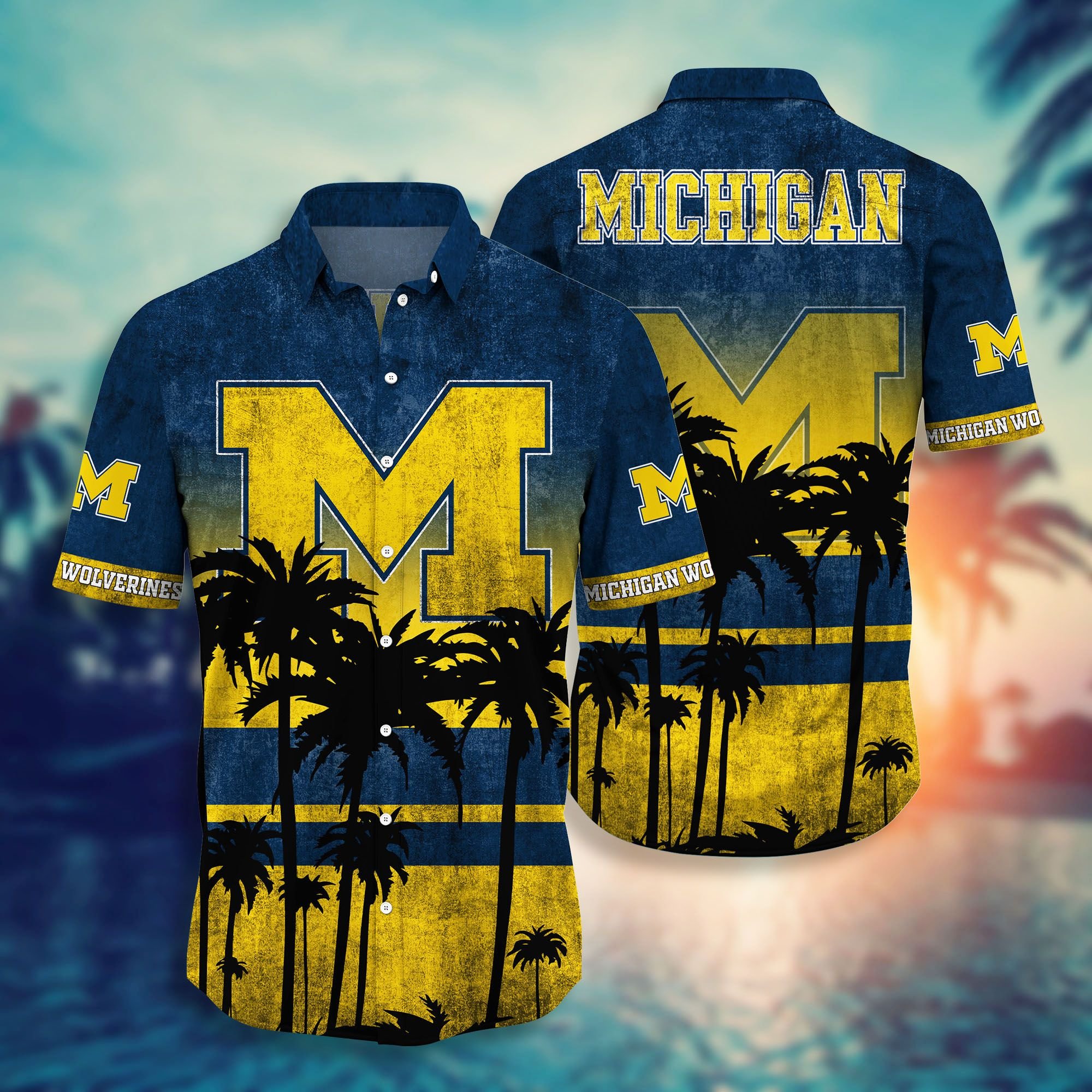 Michigan Wolverines Hawaiian Shirt Michigan Wolverines Hawaiian Shirt