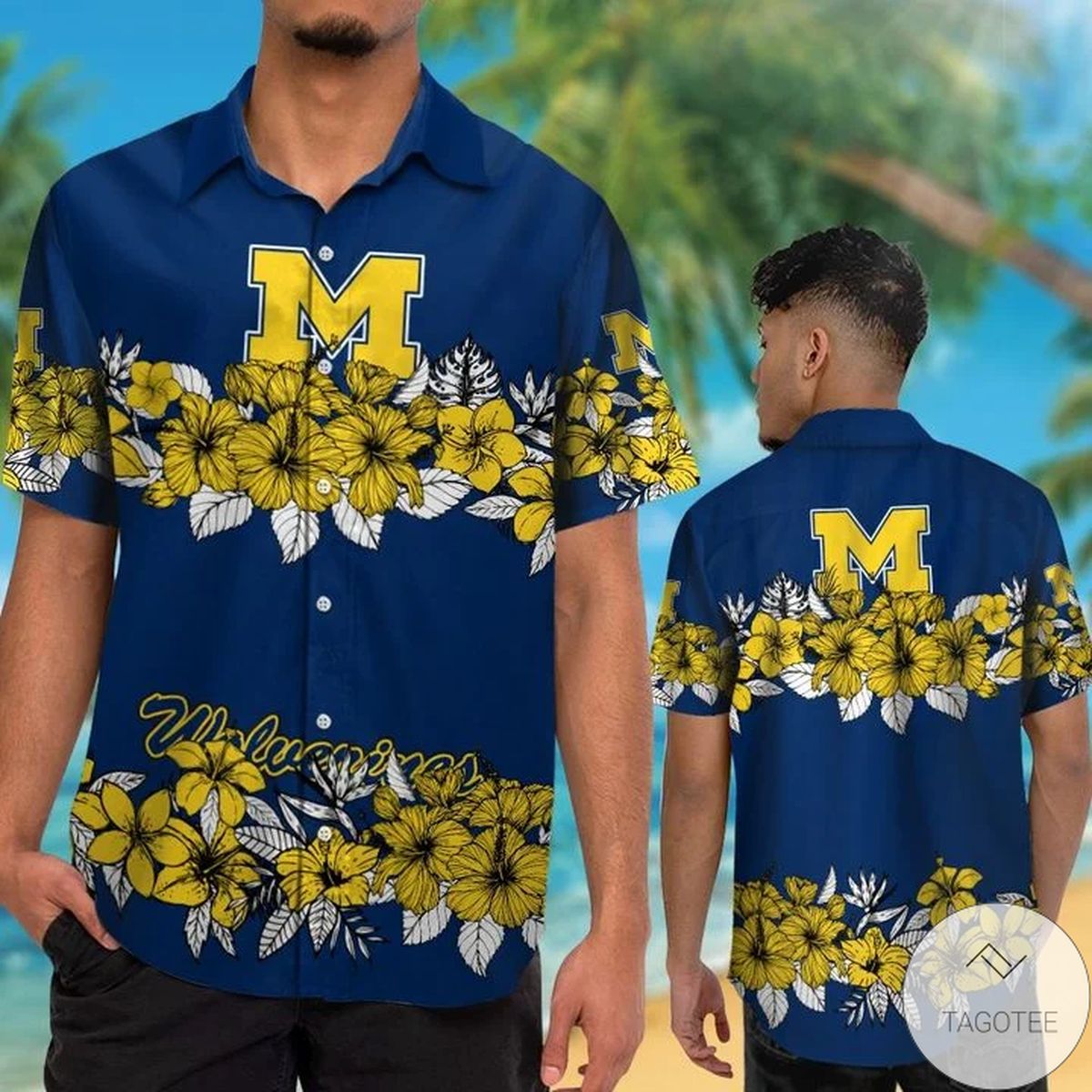 Michigan Wolverines Hawaiian Shirt Michigan Wolverines Hawaiian Shirt