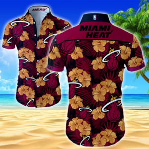 Miami Heat Hawaiian Shirt Summer Button Up